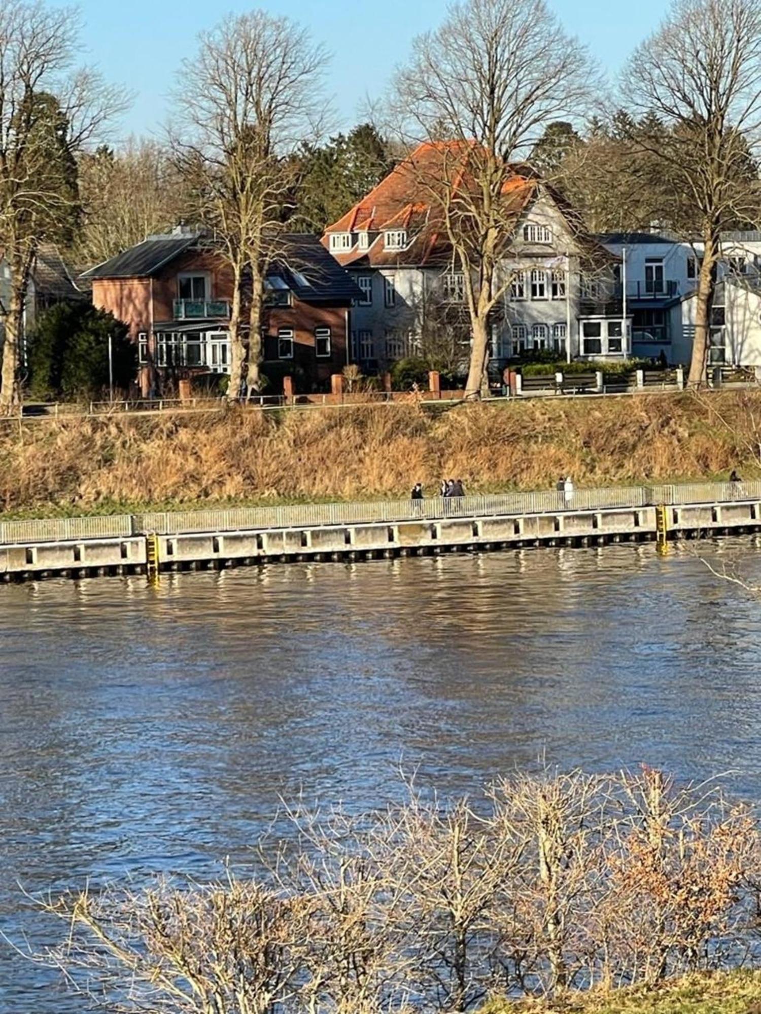 Kanalsuite Direkt Am Nord-Ostsee-Kanal Westerronfeld Esterno foto